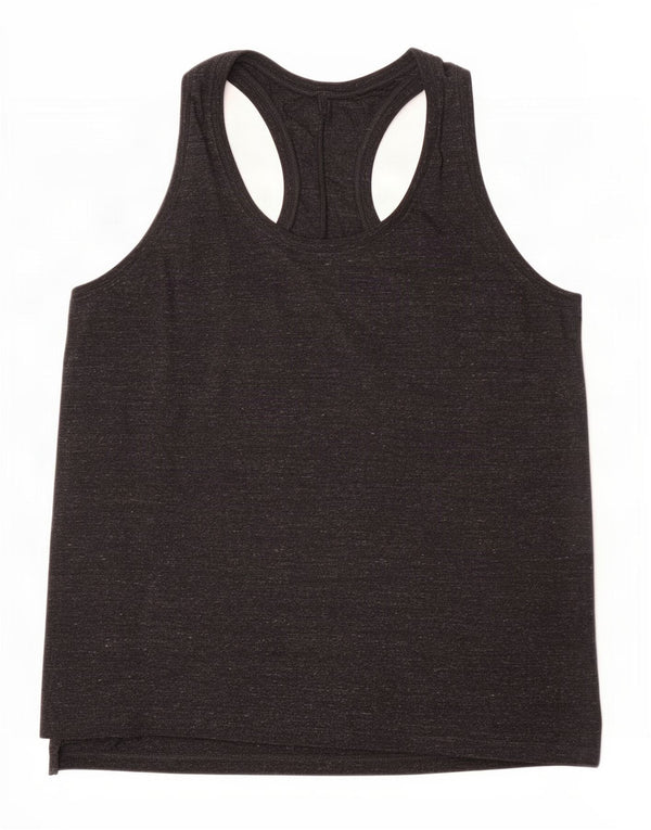 Nike Damen-Trägershirt UK 18 XL Grau gefleckte Baumwolle