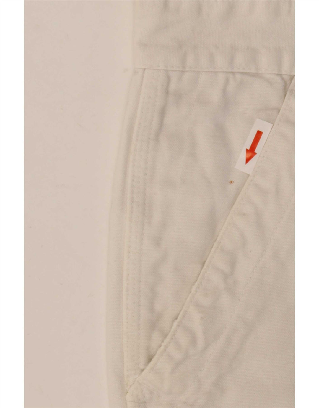 Murphy & Nye Herren-Chinoshorts W33 Medium Off White Baumwolle
