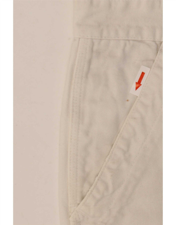 Murphy & Nye Herren-Chinoshorts W33 Medium Off White Baumwolle