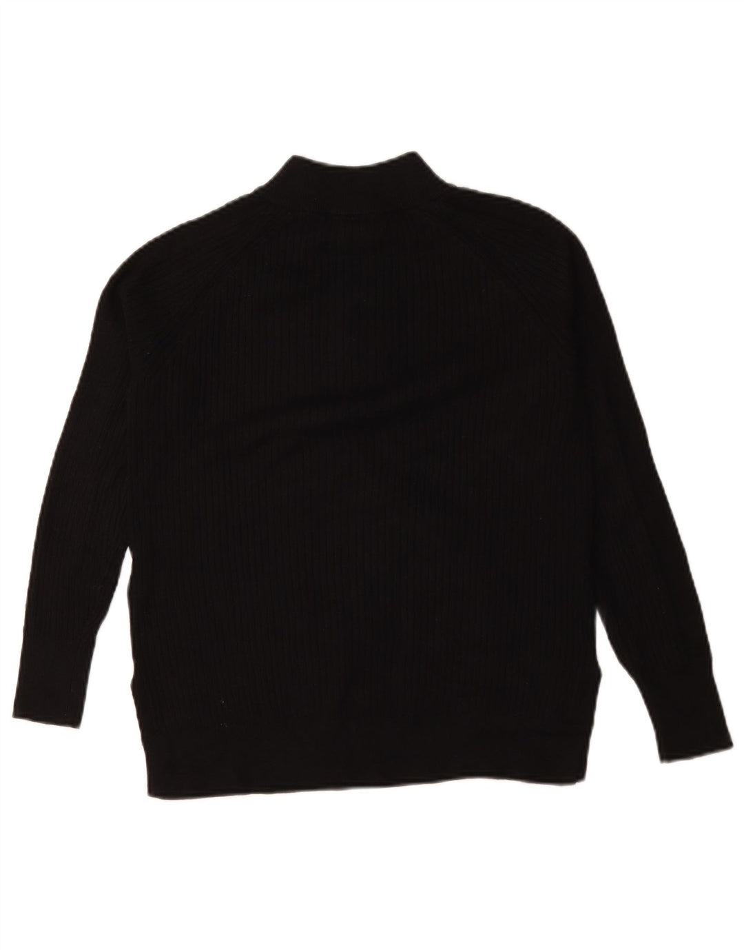 Marks & Spencer Damen-Pullover, übergroß, mit Reißverschluss, Gr. 6, XS, Schwarz