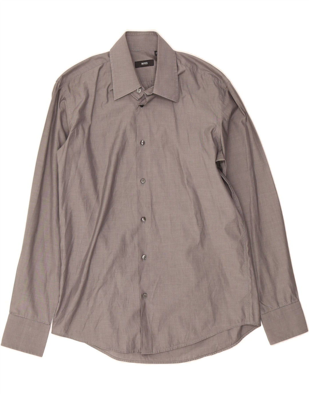 HUGO BOSS Mens Shirt Size 39 15 1/2 Medium Grey Vintage Hugo Boss and Second-Hand Hugo Boss from Messina Hembry 