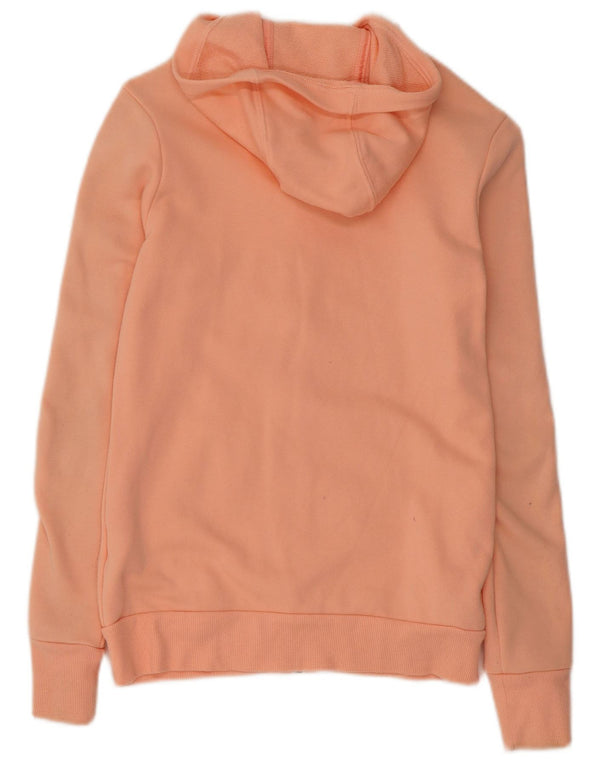Adidas Mädchen-Kapuzenpullover mit grafischem Reißverschluss, 13–14 Jahre, rosa, Colourblock-Baumwolle