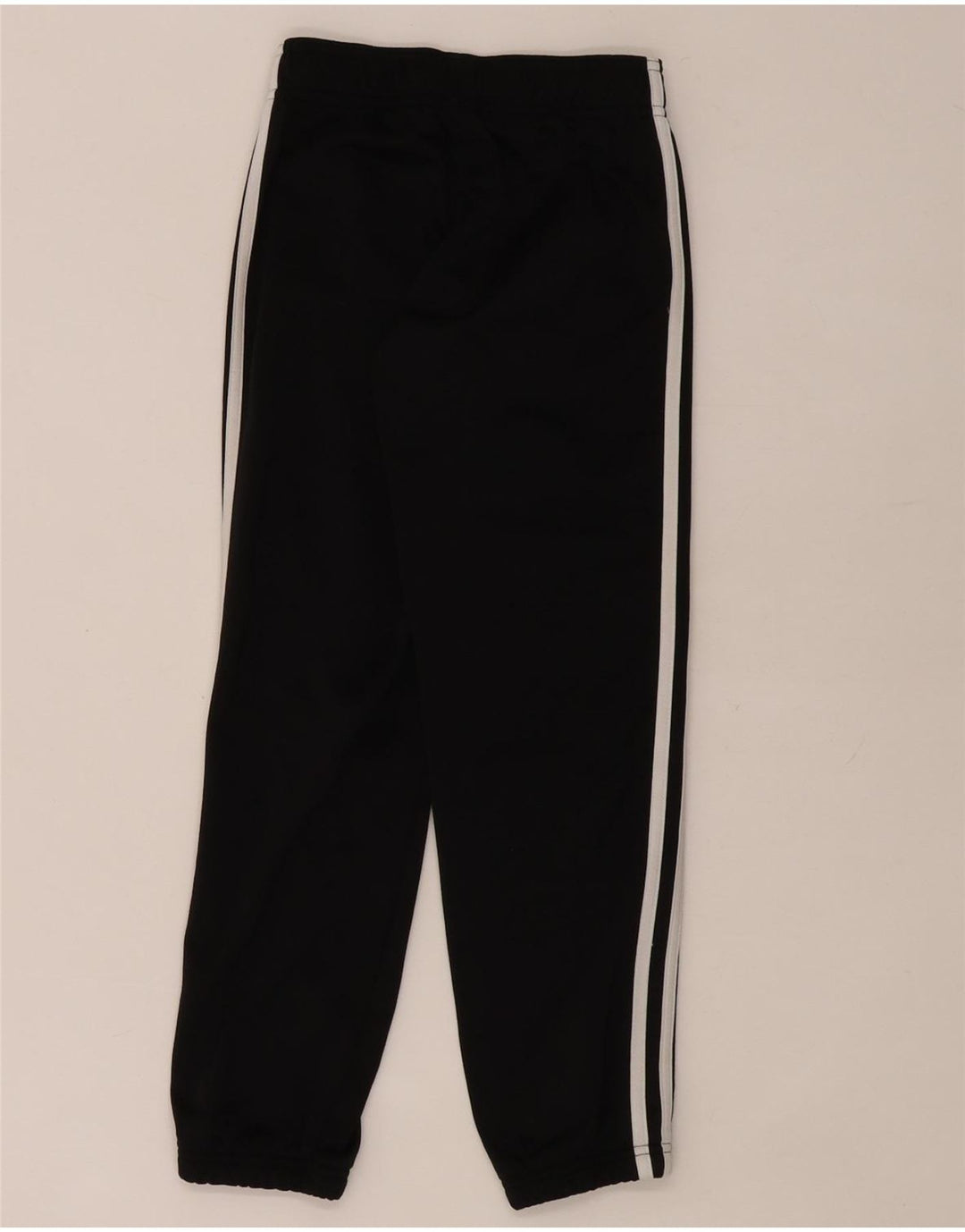 Adidas Jungen-Trainingshose, Jogginghose, 7–8 Jahre, schwarzes Polyester