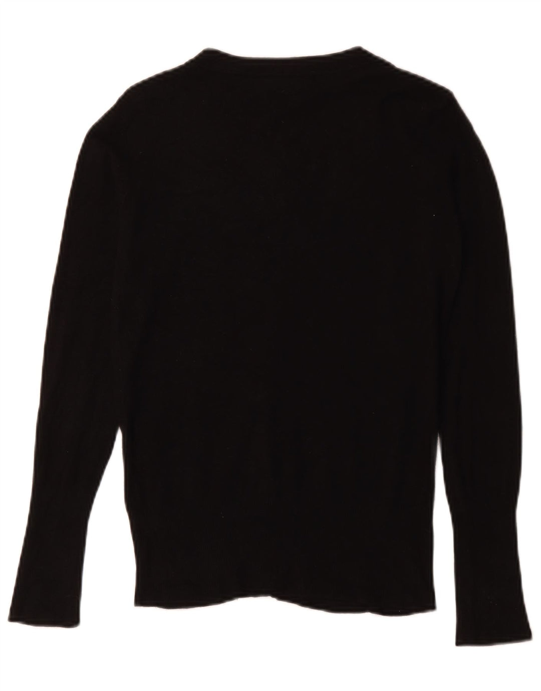 Zara Damen Strickjacke UK 12 Medium Schwarz