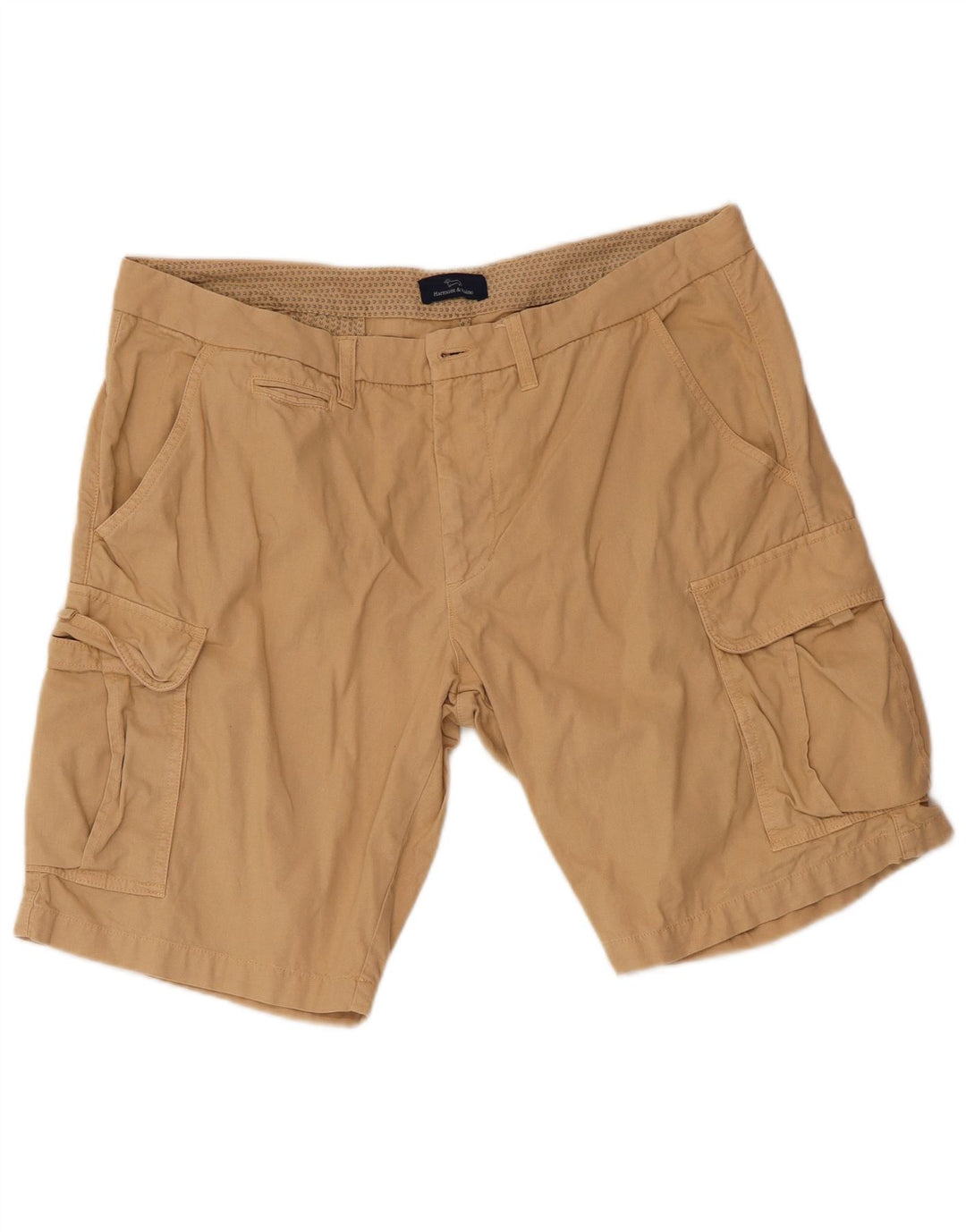 Harmont & Blaine Herren Cargoshorts IT 56 3XL W40 Beige Baumwolle