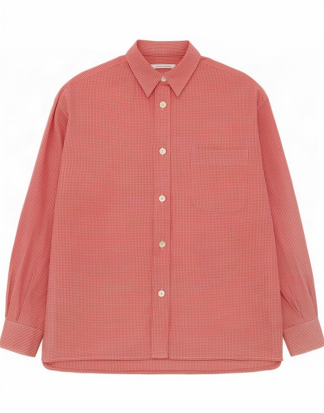 Marella Damen-Hemd UK 16, großes rotes Gingham-Polyester
