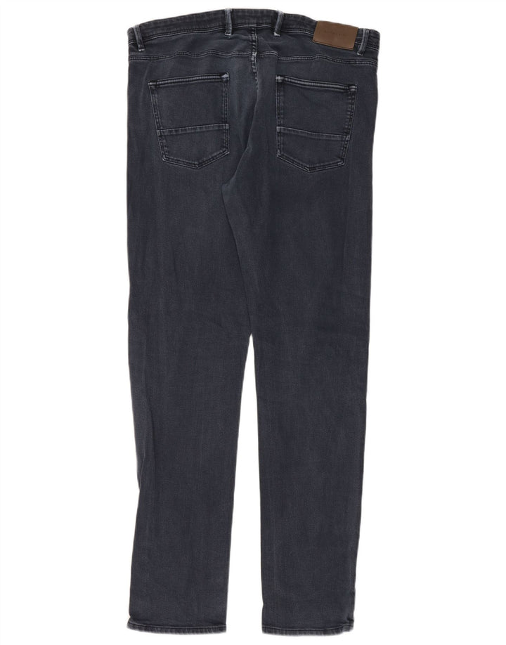 Massimo Dutti Herren Slim Jeans EU 36 XL W36 L32 Marineblau