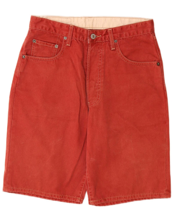 LEVI'S Herren 476 Jeansshorts W30 mittelrote Baumwolle