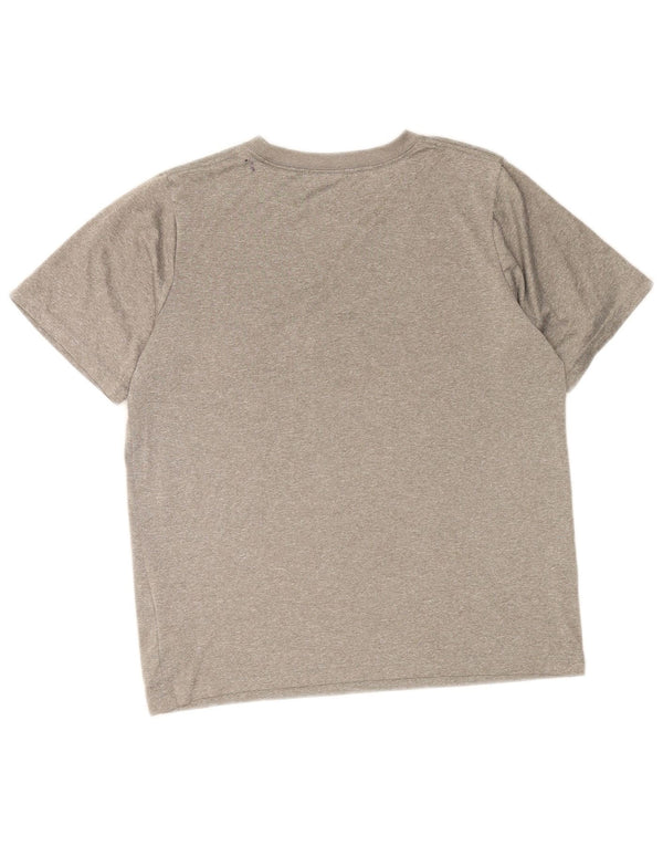Jordan Jungen-T-Shirt mit Grafik, 13–14 Jahre, XL, grau geflecktes Polyester