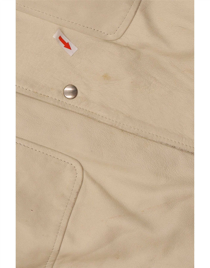 Settore Herren Lederjacke UK 42 XL Beige