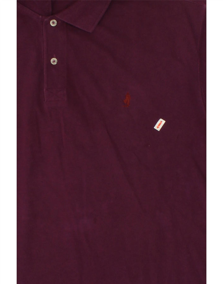 MARLBORO CLASSICS Herren Poloshirt 2XL Lila Baumwolle