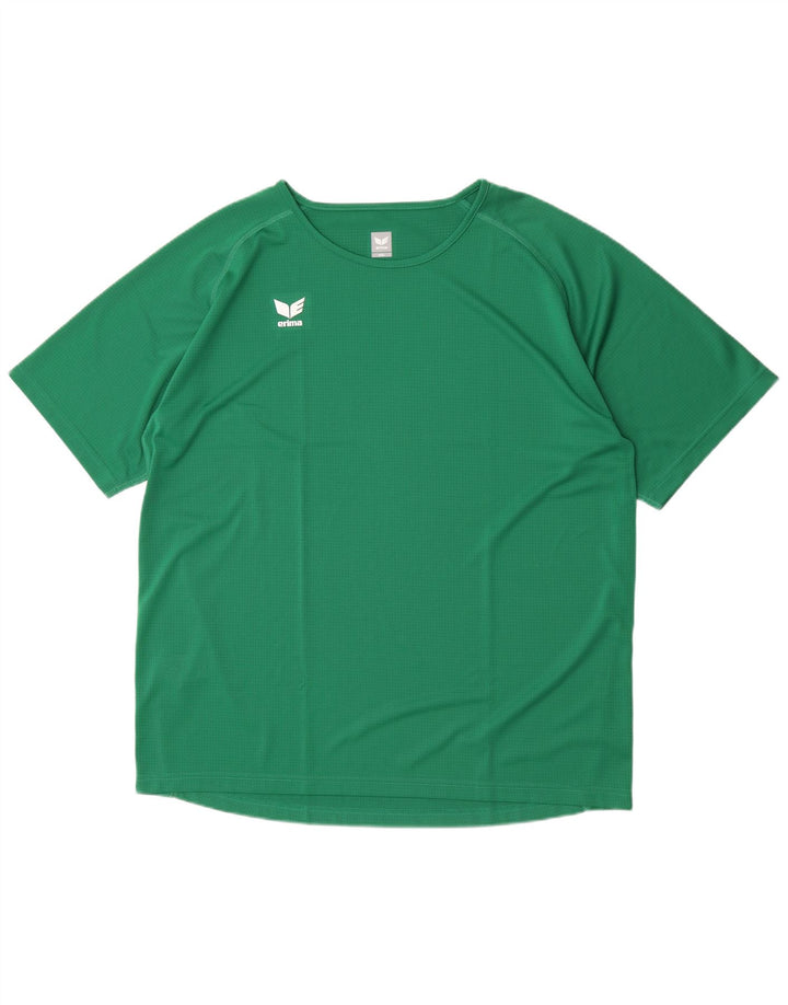 Erima Herren T-Shirt Top 2XL Grün Polyester