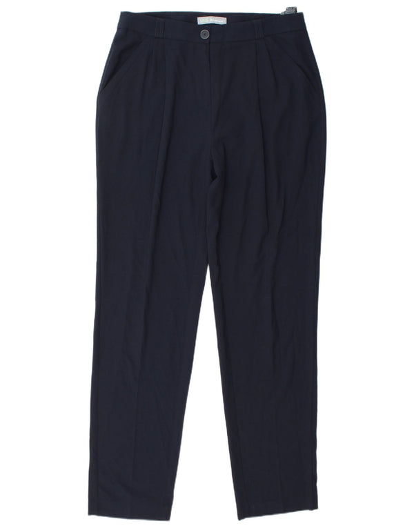 Marks & Spencer Damen Freizeithose UK 12 M W31 L32 Marineblau