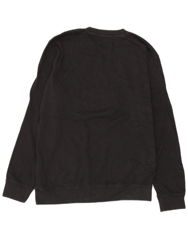 Kappa Herren Graphic Sweatshirt Pullover XL Schwarz Baumwolle
