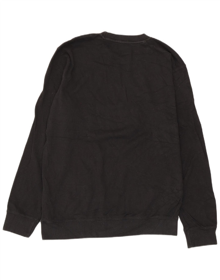 Kappa Herren Graphic Sweatshirt Pullover XL Schwarz Baumwolle