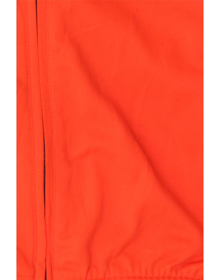 Champion Jungen-Trainingsanzug-Top-Jacke, 11–12 Jahre, orangefarbenes Polyester