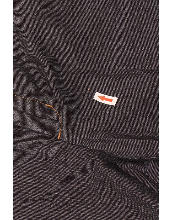Zara Damen Bermuda Chino Shorts EU 40 Medium W30 Schwarze Baumwolle