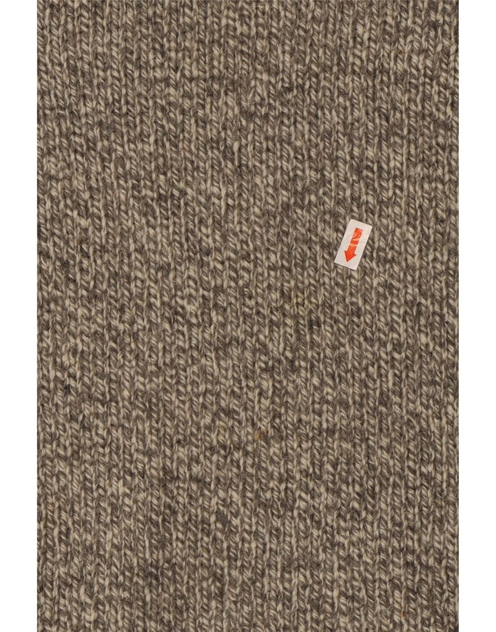 L.L.BEAN Herren-Pullover mit Rundhalsausschnitt, mittelgraue Wolle