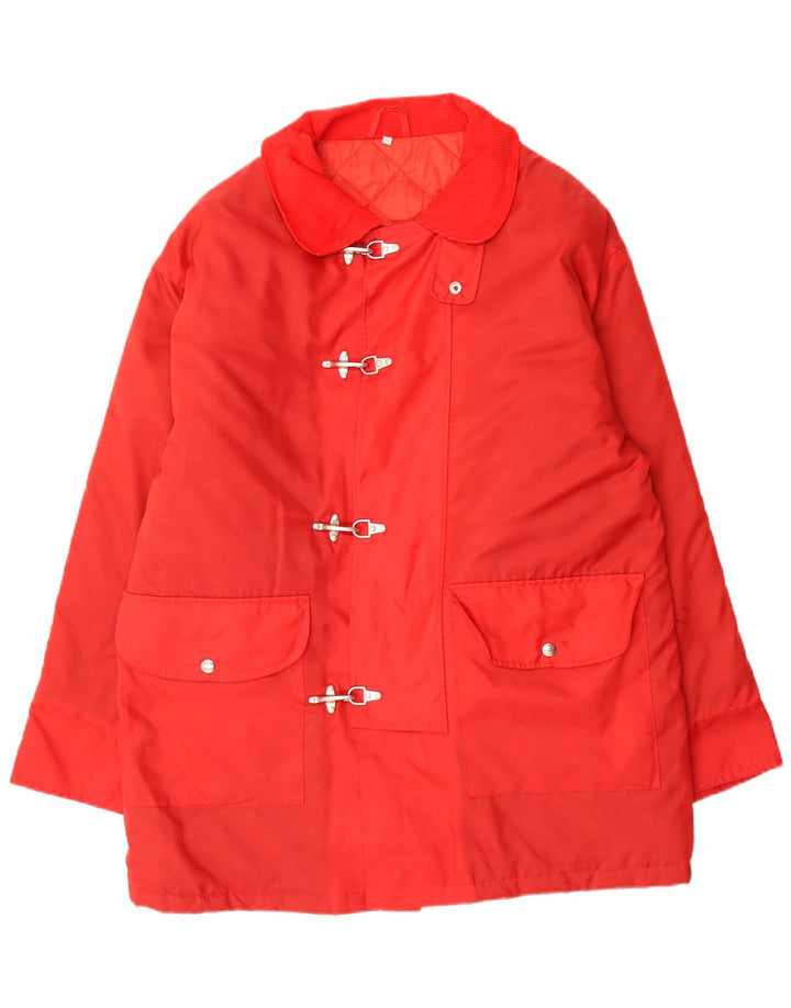 Vintage Herrenmantel UK 42 XL Rot
