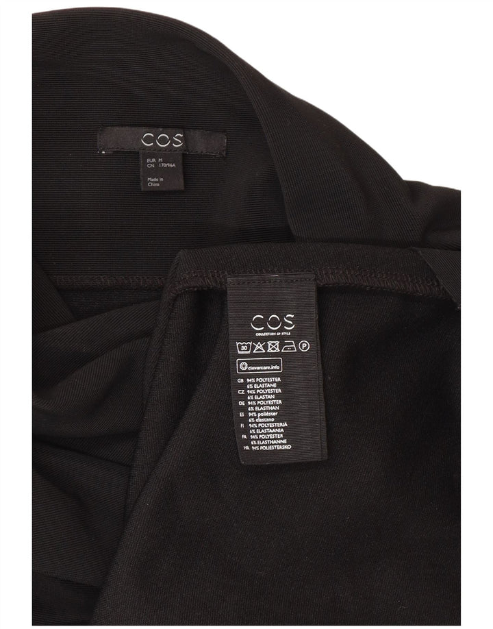 Cos Damen-Tunikakleid mit 3/4-Ärmeln, UK-Größe 44, Mittelschwarz, Polyester