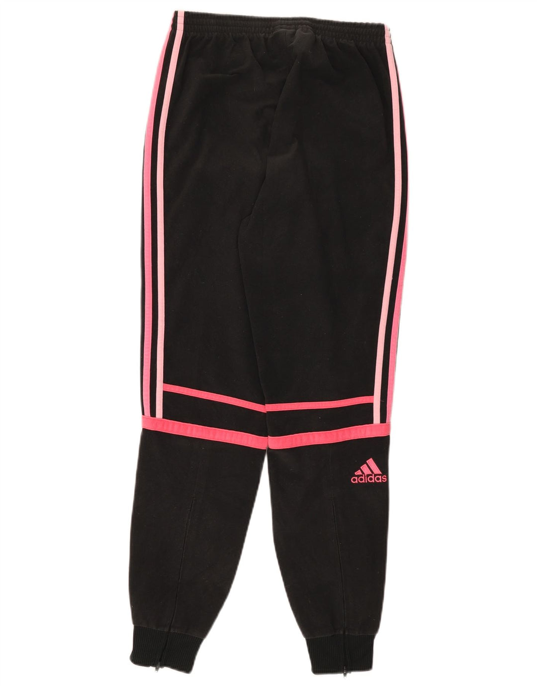 Adidas Mädchen-Trainingshose, Jogginghose, 13–14 Jahre, schwarzes Polyester