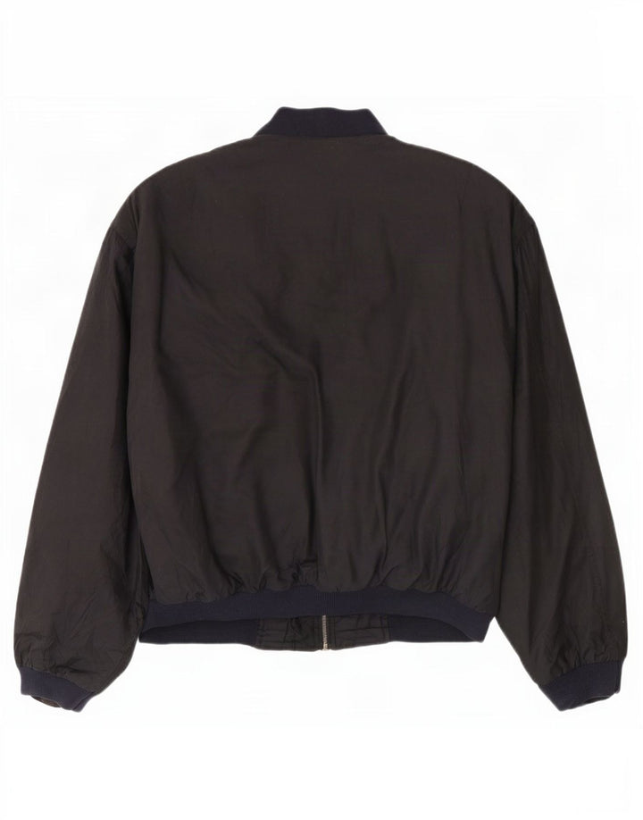 Marks & Spencer Herren St. Michael Bomberjacke UK 42 XL Schwarz Polyester
