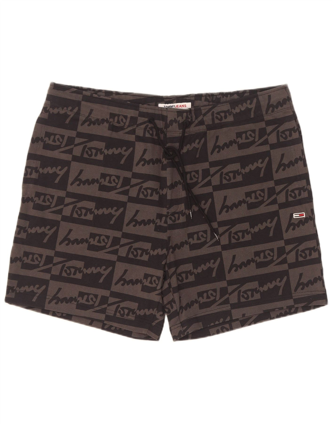 Tommy Hilfiger Herren Graphic Sport Shorts Große graue Baumwolle
