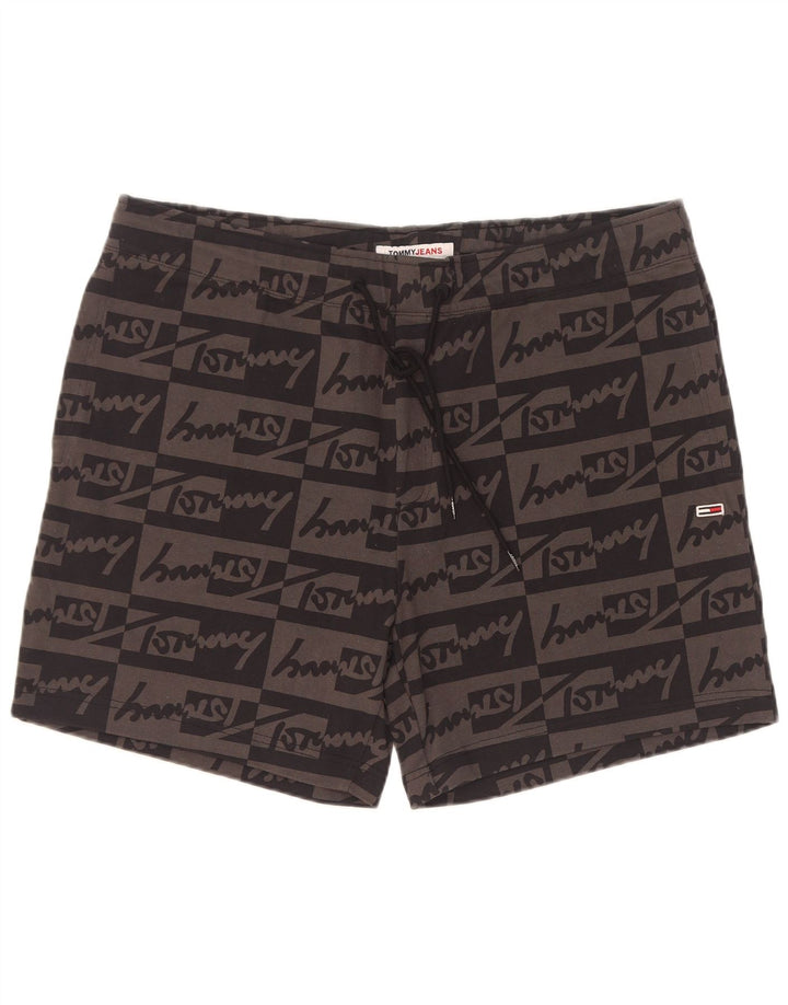 Tommy Hilfiger Herren Graphic Sport Shorts Große graue Baumwolle