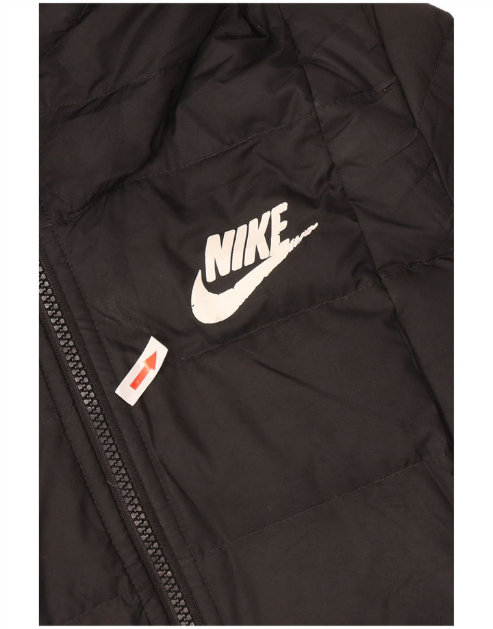 Nike Damen-Kapuzenjacke, gepolstert, UK 12, Mittelgrau