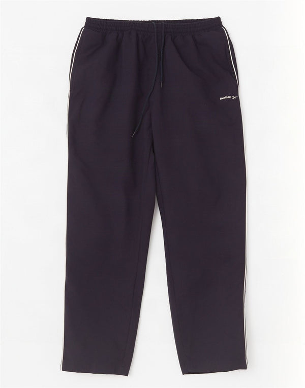 Reebok Herren-Trainingshose XL, Marineblau, Polyester
