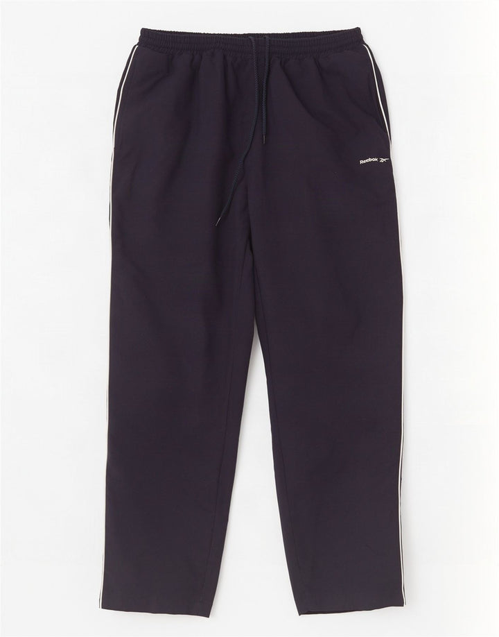 Reebok Herren-Trainingshose XL, Marineblau, Polyester