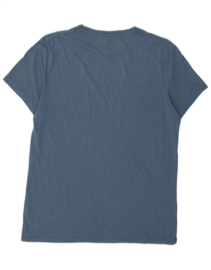 Jack Wills Herren-T-Shirt mit Grafik, Größe S, Blau, Baumwolle