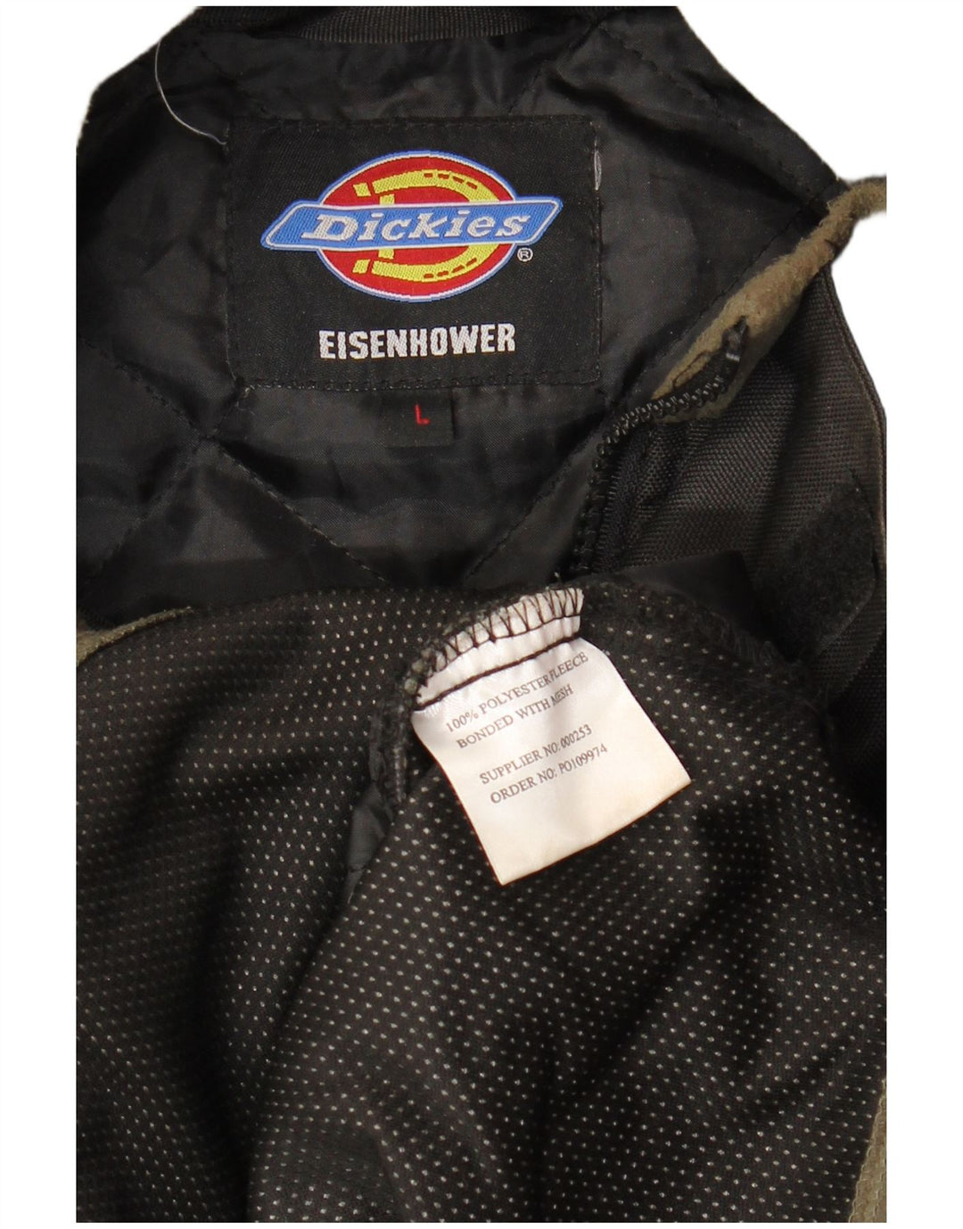 DICKIES Herren Eisenhower Golf Club Windjacke UK 40 Large Schwarz