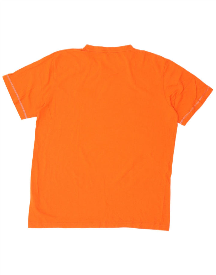 Lotto Herren T-Shirt Top 2XL Orange Baumwolle