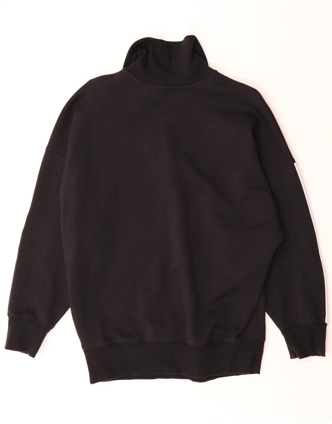 ADIDAS Damen-Sweatshirt in Übergröße mit Reißverschluss am Hals, Gr. 16, Schwarz