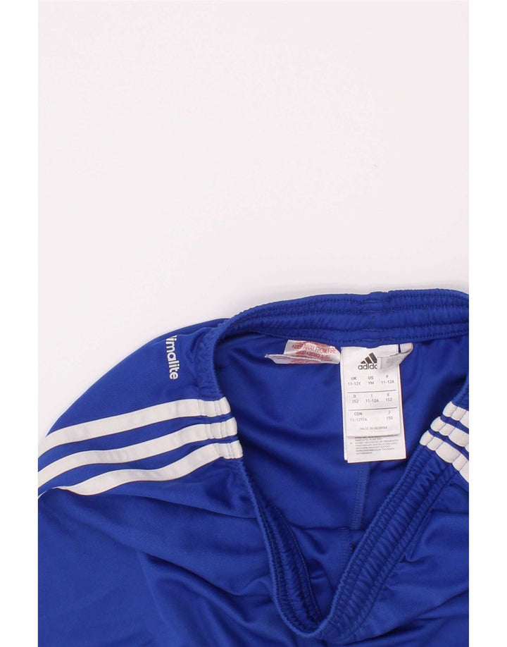 Adidas Jungen Climalite Sport Shorts 11-12 Jahre Blau Polyester