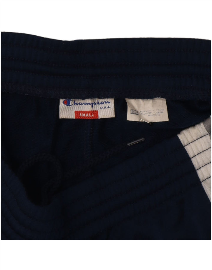 Champion Herren-Trainingshose mit Grafik, Größe S, Marineblau, Farbblock