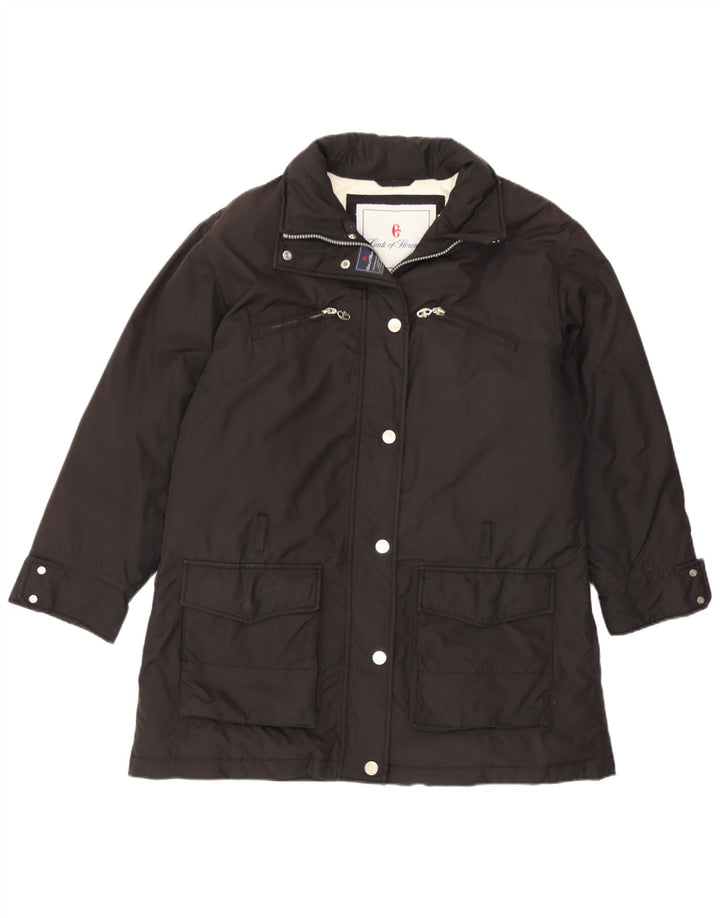 Conte of Florence Damen Wattierte Jacke IT 48 XL Schwarz Polyester