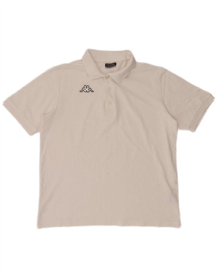 KAPPA Herren Poloshirt Mittelweiße Baumwolle