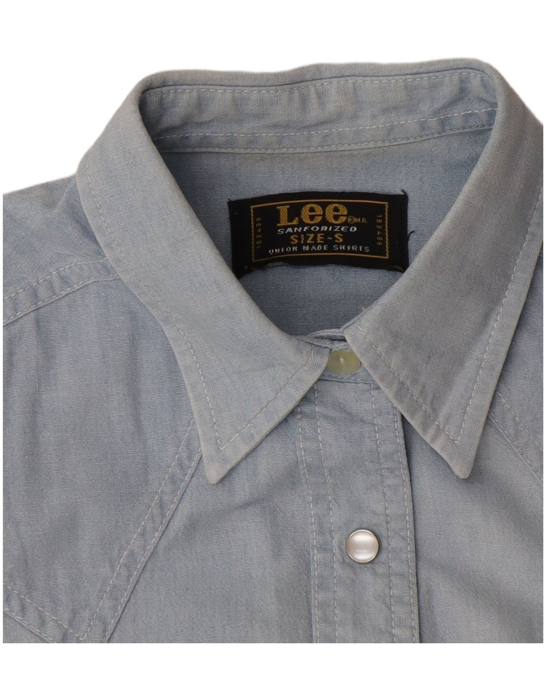 Lee Damen ärmelloses Hemd UK 10 Small Blau