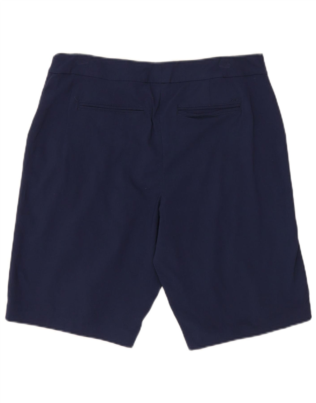 Izod Damen Chinoshorts US 12 Large W34 Marineblau Rayon