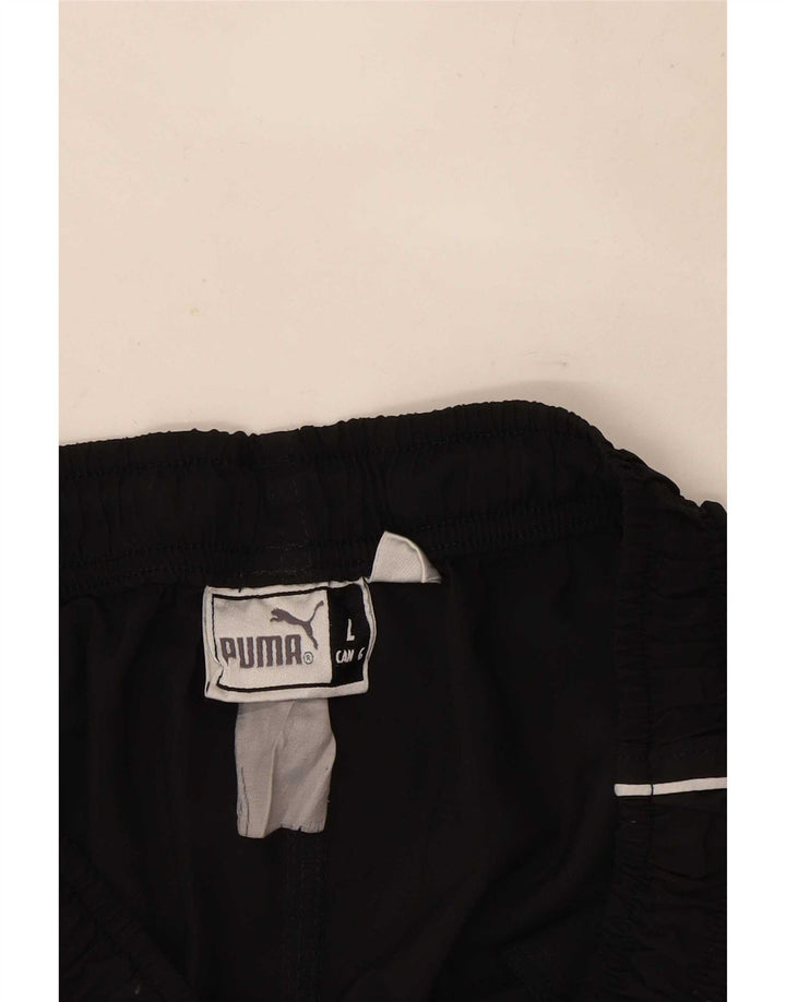 Puma Herren-Sportshorts, groß, Schwarz, Farbblock