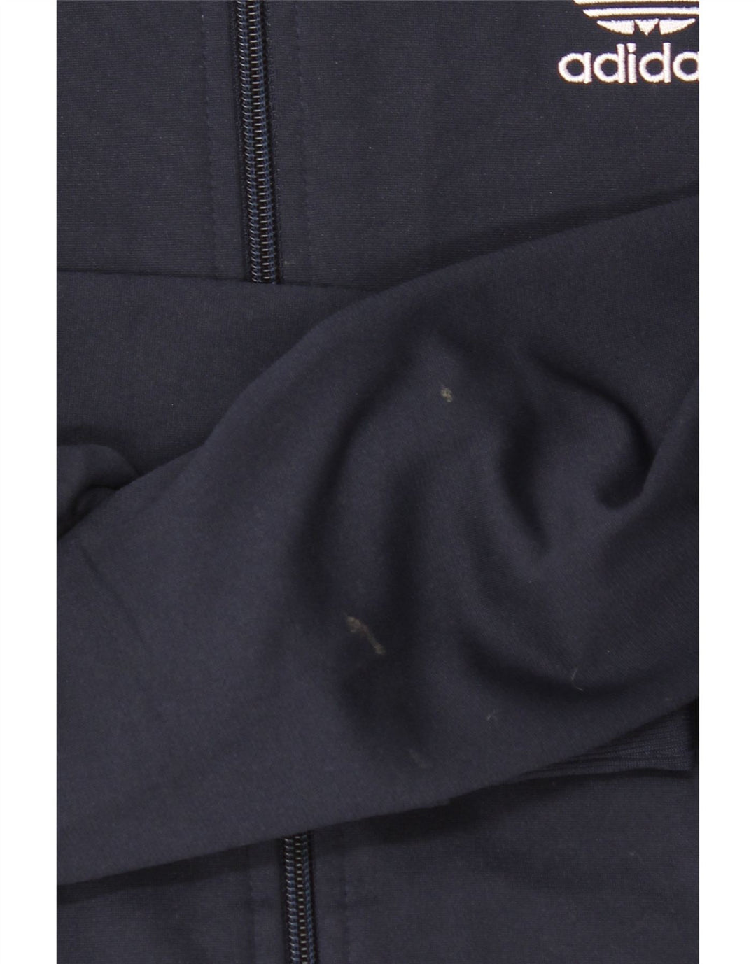 ADIDAS Jungen-Trainingsanzug-Top-Jacke, 13–14 Jahre, Marineblau, Farbblock