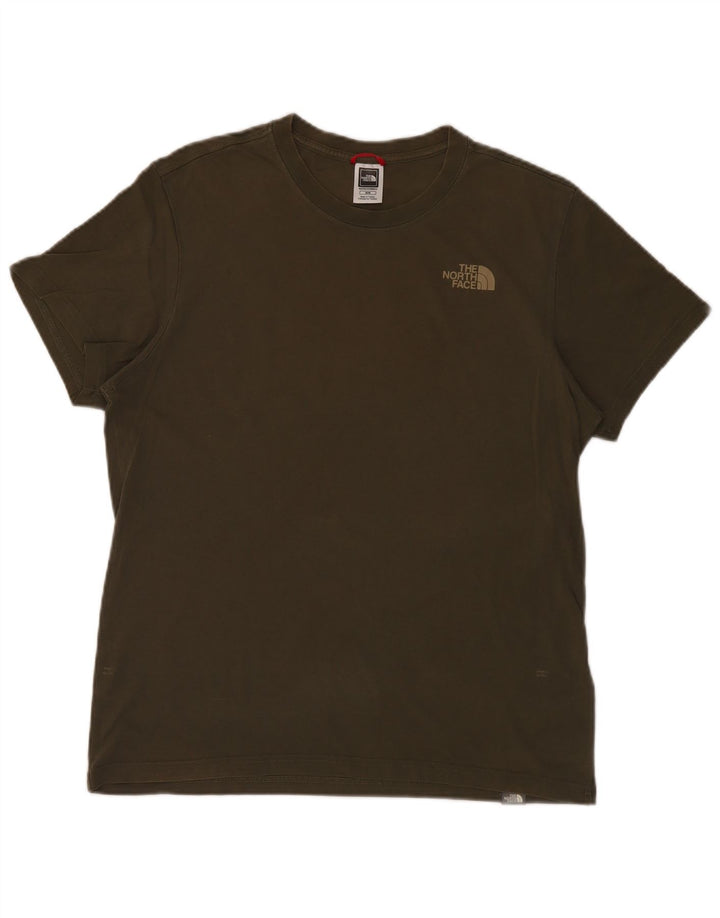 The North Face Herren-T-Shirt mit Grafik, mittlere Khaki-Baumwolle