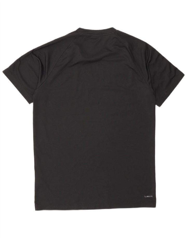 Adidas Herren Climalite T-Shirt Top Medium Schwarz Polyester Sport