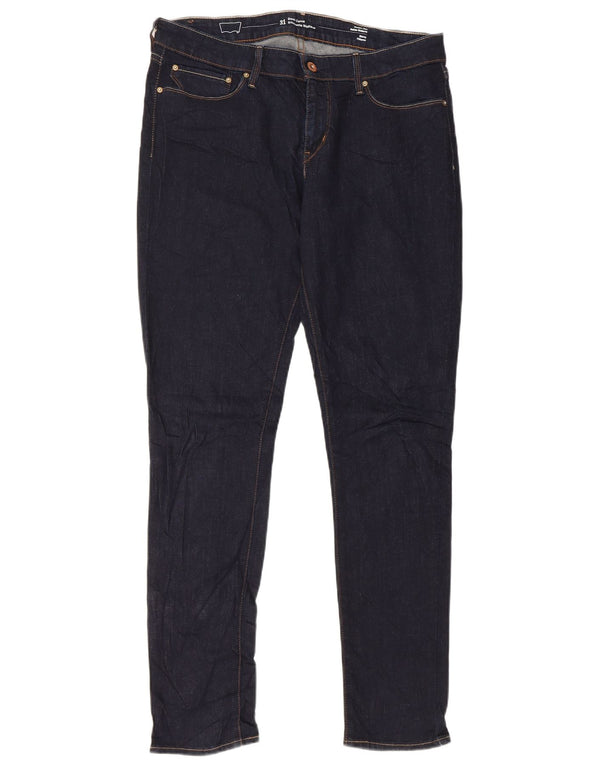 Levi's Damen Demi Curve Skinny Jeans W31 L32 Marineblau Baumwolle