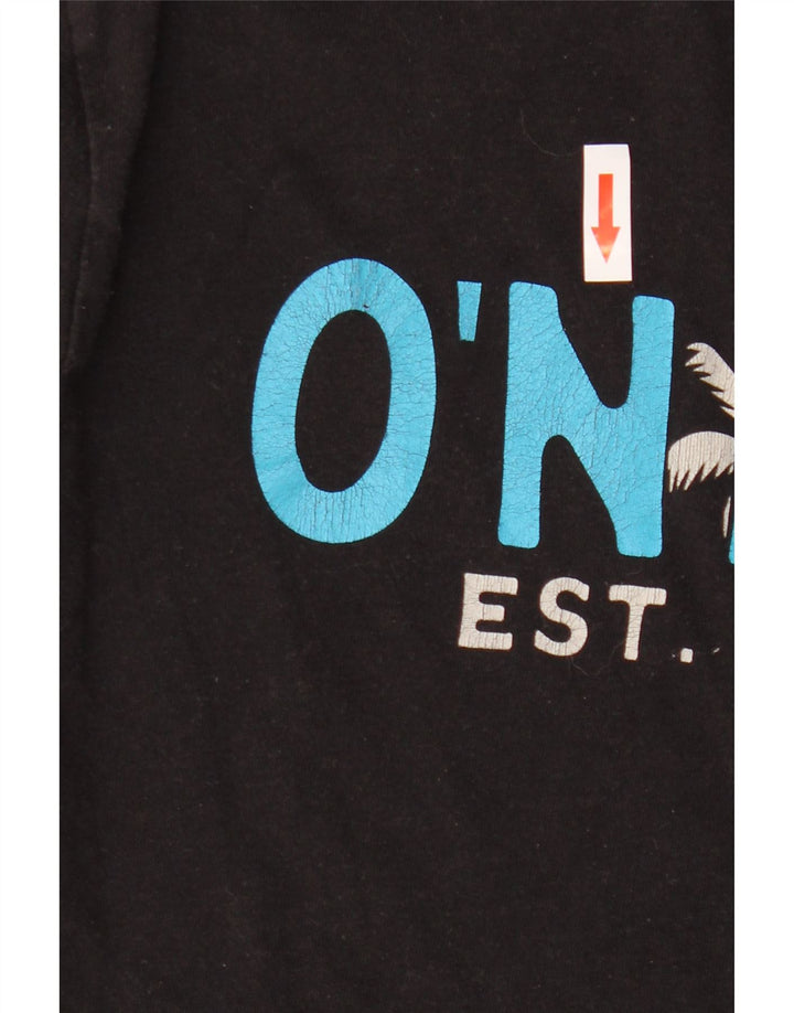 O'Neill Herren Graphic Top Langarm Mittelschwarz Baumwolle