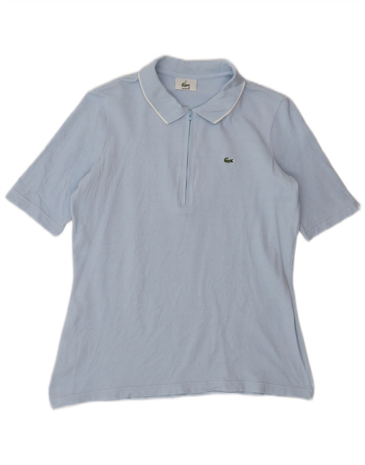 Lacoste Damen-Poloshirt, Größe 42, große blaue Baumwolle