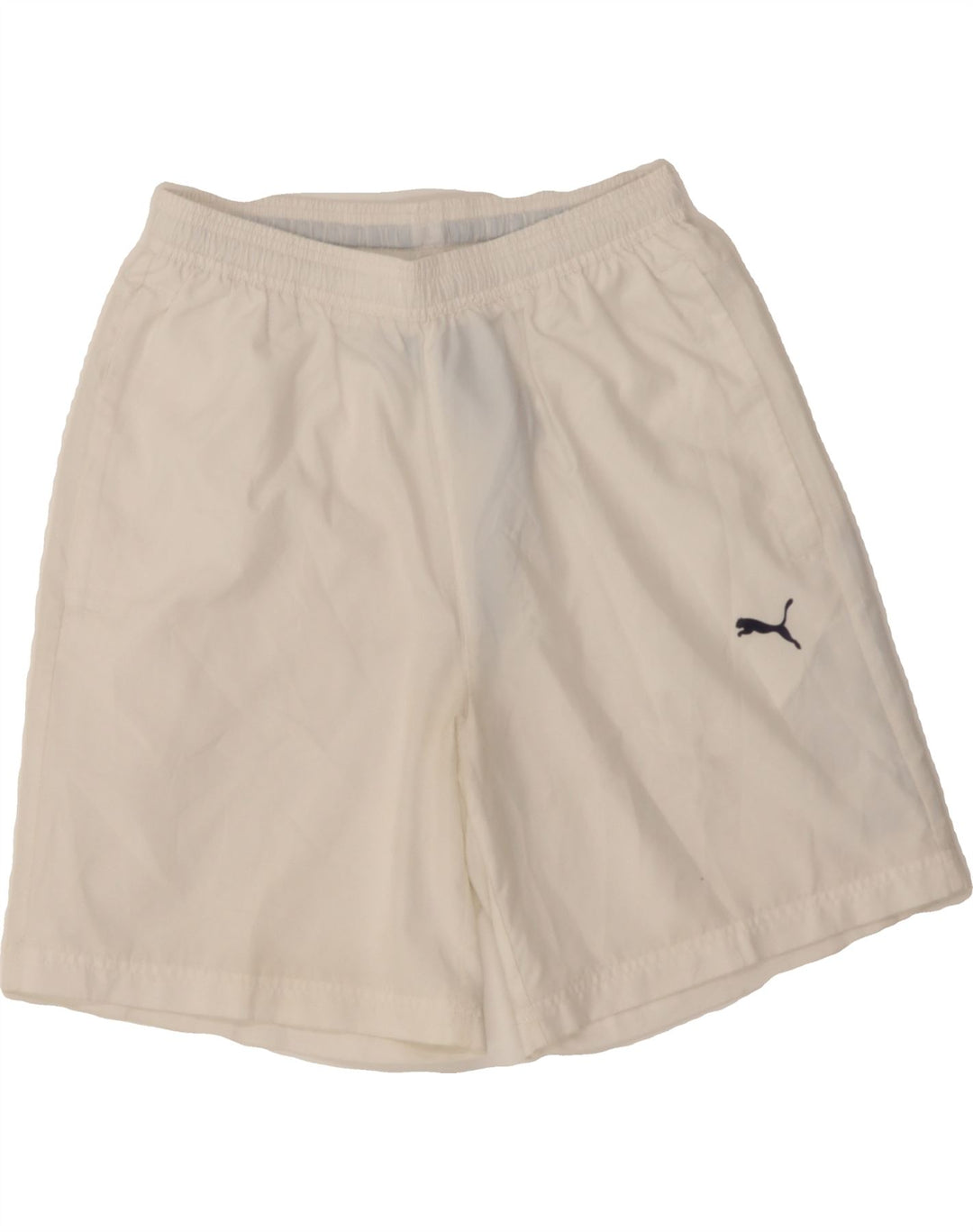 PUMA Mens Graphic Sport Shorts Small  White Nylon Vintage Puma and Second-Hand Puma from Messina Hembry 