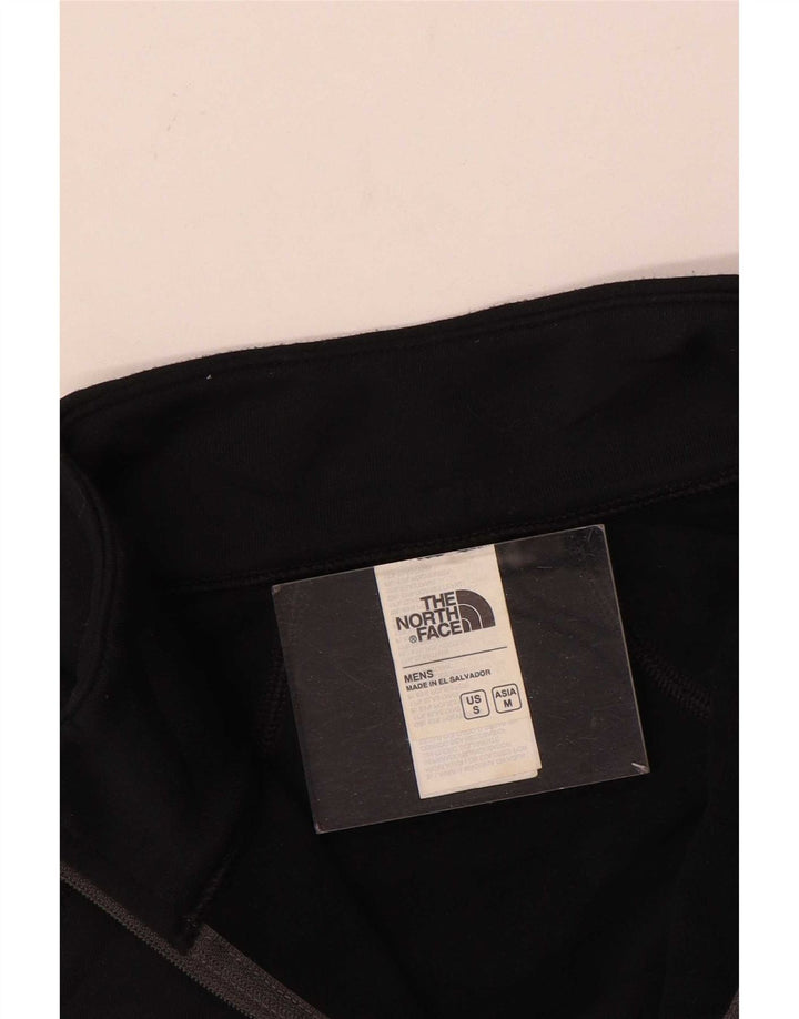 The North Face Herren-Oberteil mit Reißverschluss, reguläre Passform, langärmlig, mittelschwarz